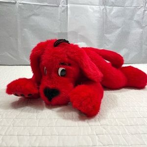 Vintage Clifford the Big Red Dog Scholastic SideKicks plush, copyright 2001